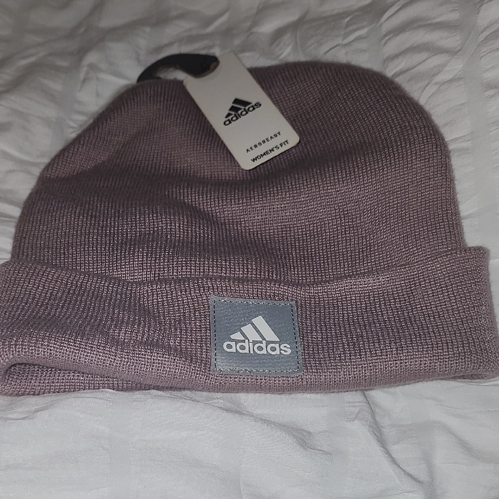 Adidas Lavender Knit Beanie